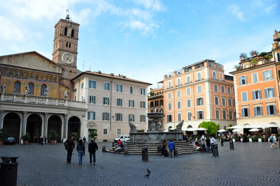 Main square in Trastevere