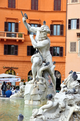 Other fountain in Piazza Navona
