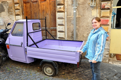 Little purple truck