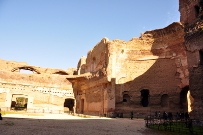 Inside of the Baths of Caracalla