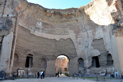 Inside the Baths of Caracalla