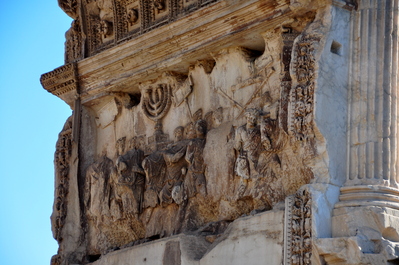 Detail on Arch of Titus