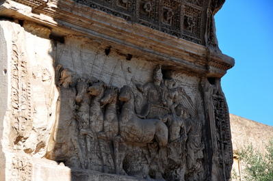 Detail on Arch of Titus