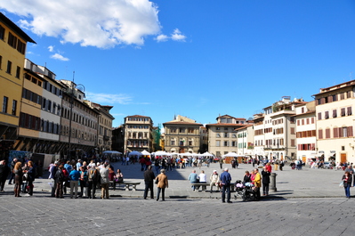 Piazza at Santa Croce