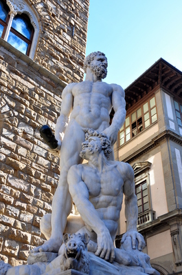 Statues in Piazza della Signora