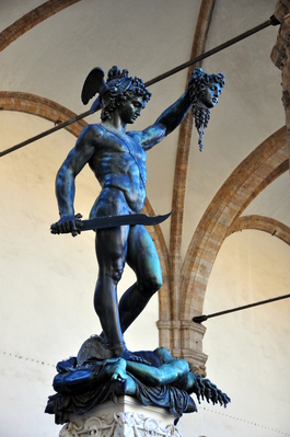Statues in Piazza della Signora
