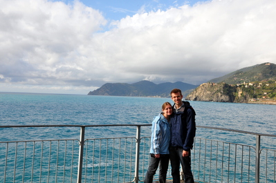 Us on the other side of Manarola