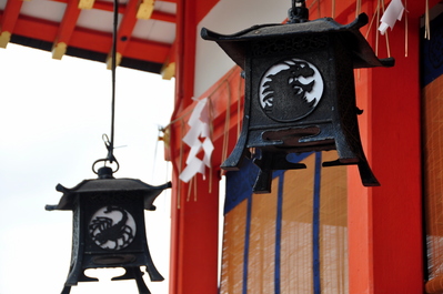 Lanterns at Fushimi Inari-taisha