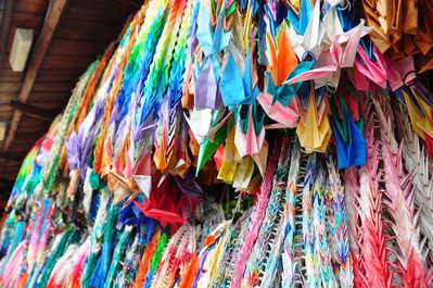 Paper cranes at Fushimi Inari-taisha
