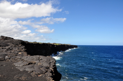 Lava bluffs