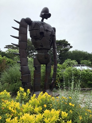 On the roof of the Ghibli Museum