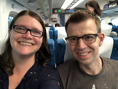 On the Shinkansen