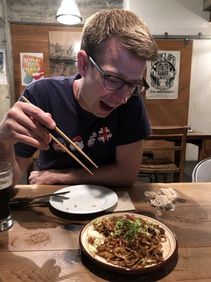 Me very excited for the yakisoba