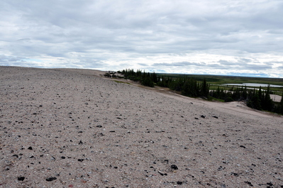 On top of the esker