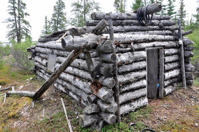 The 1950s trapper cabin