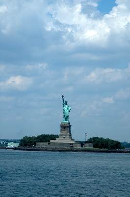 The Statue of Liberty from the Staten Island Ferry