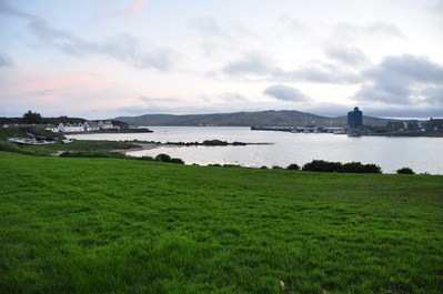 Port Ellen, with the big maltings plant on the right
