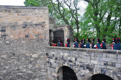 Marching band at Edinburgh Castle