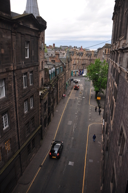 Walking around Edinburgh