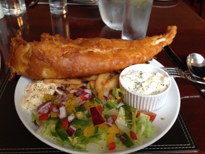 Massive fish and chips