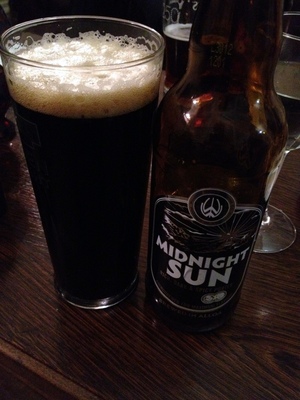Midnight Sun, a nice spiced porter to finish the night