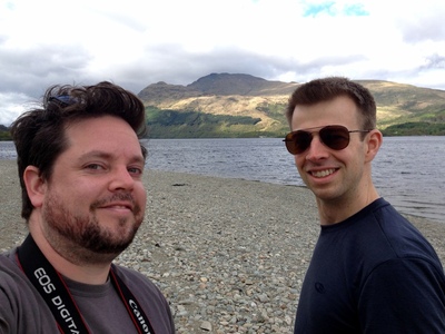 Mike and I at Loch Lomond