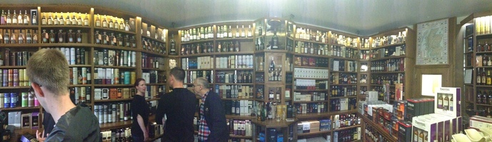 Panorama of Royal Mile Whiskies