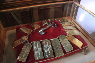 The key to the city at Edinburgh Castle