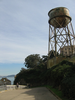 Rusted out water tower