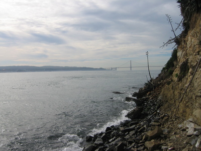Golden Gate bridge from the island