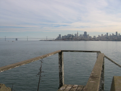 San Francisco skyline and Bay Bridge