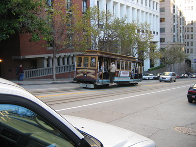 A cable car, but not the one I rode