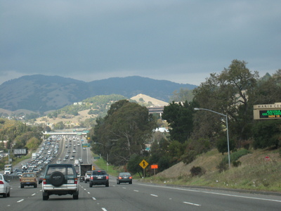 Skywalker Ranch is in those hills in the distance