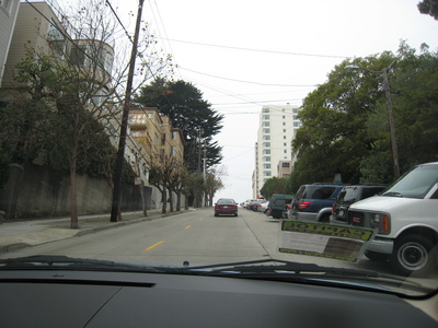 A random steep road we drove up