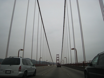 Across Golden Gate bridge again