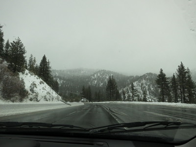 In the mountain pass to Reno