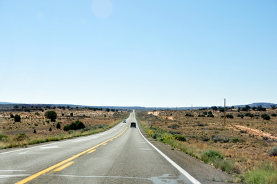 Lots of straight roads today