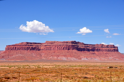 A red butte