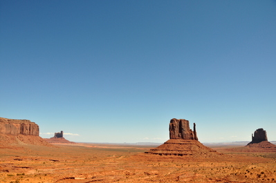 The buttes of Monument Valley