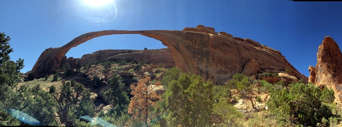 Pano of Landscape Arch