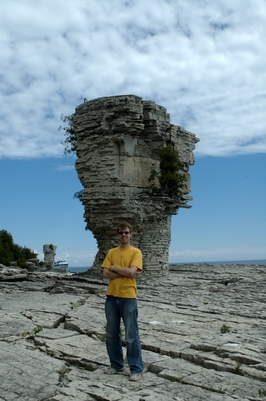 Me in front of both Flowerpots