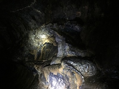 Inside the caves