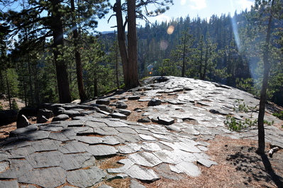 On top of the Devil's Postpile
